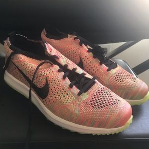 Nike Flyknit Racer G Multicolor Golf Sz 9.5